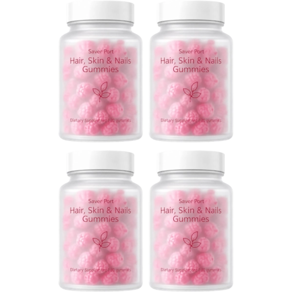Saver Port 4 Hair, Skin & Nails Gummies